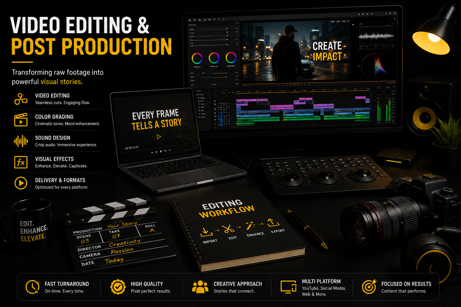 Video Editing & Post-Production